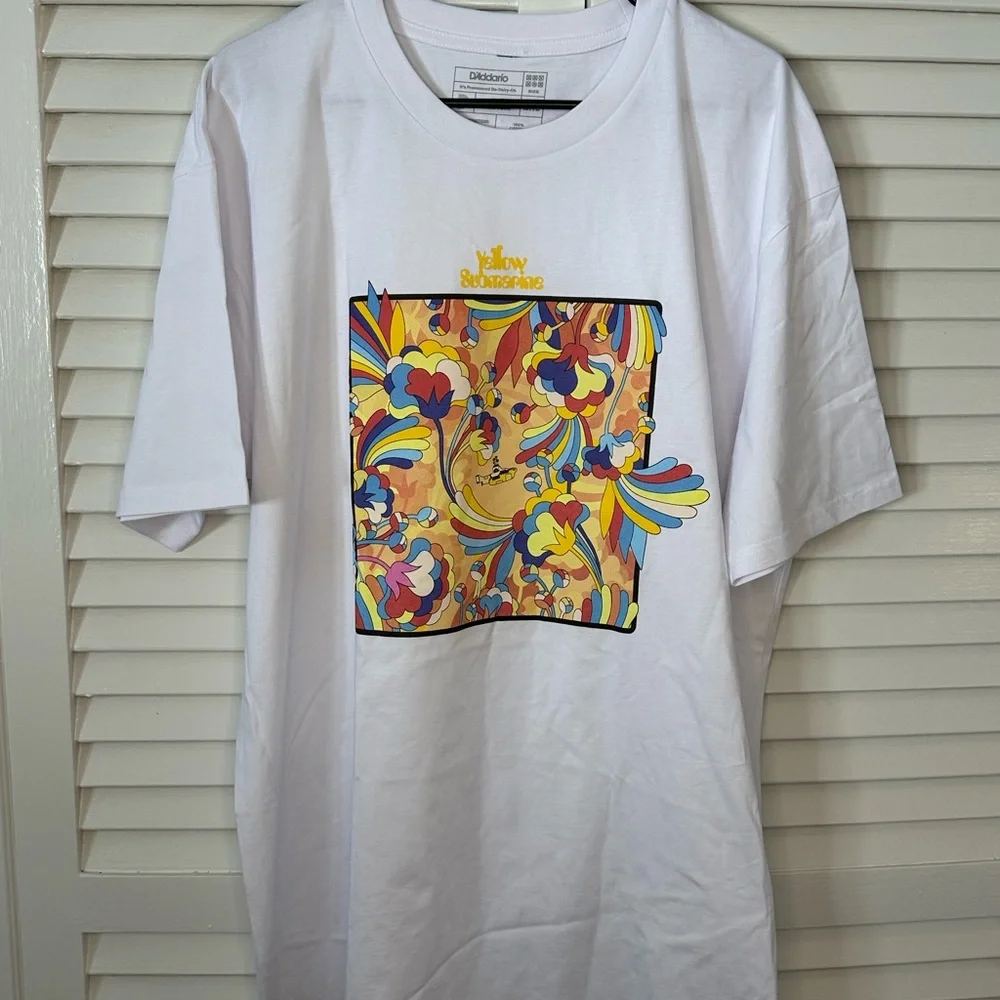 D’Addario‎ Size 2XL White Beatles Yellow Submarine Heinz Edelman Tee